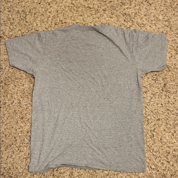 ❤️4/$10 Adidas Men's Heather Gray Tee with Black Logo - Picture 4 of 4